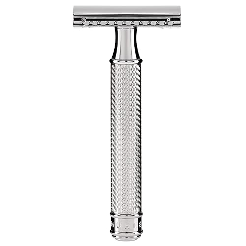 MÜHLE Grande R89 Double Edge Safety Razor (Closed Comb) | Perfect for Everyday Use | Barbershop Quality Close Smooth Shave | Luxury Razor for Men