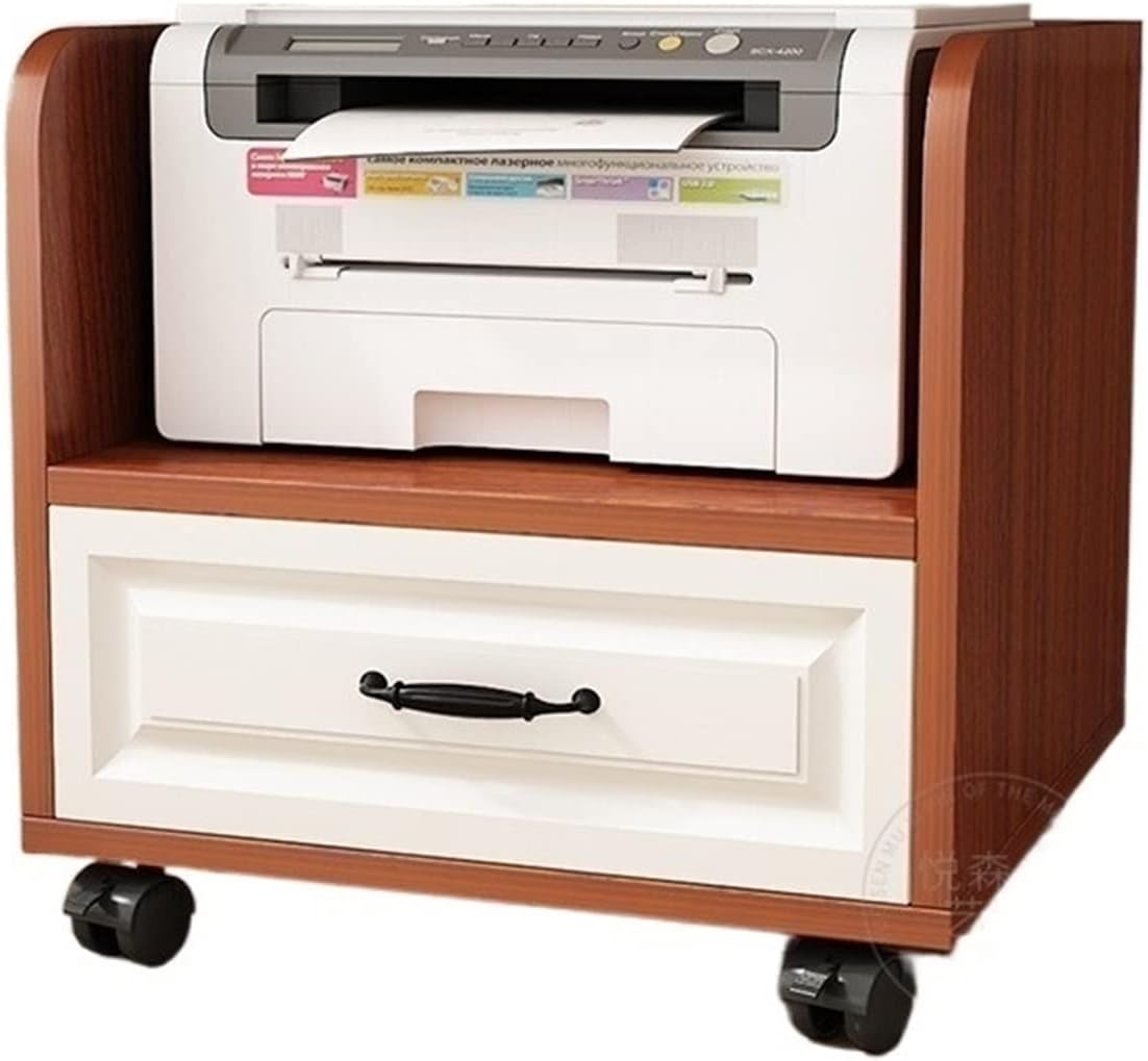 SISWIM Printer Stand for desk Office Movable Laser Printer Stand Cart