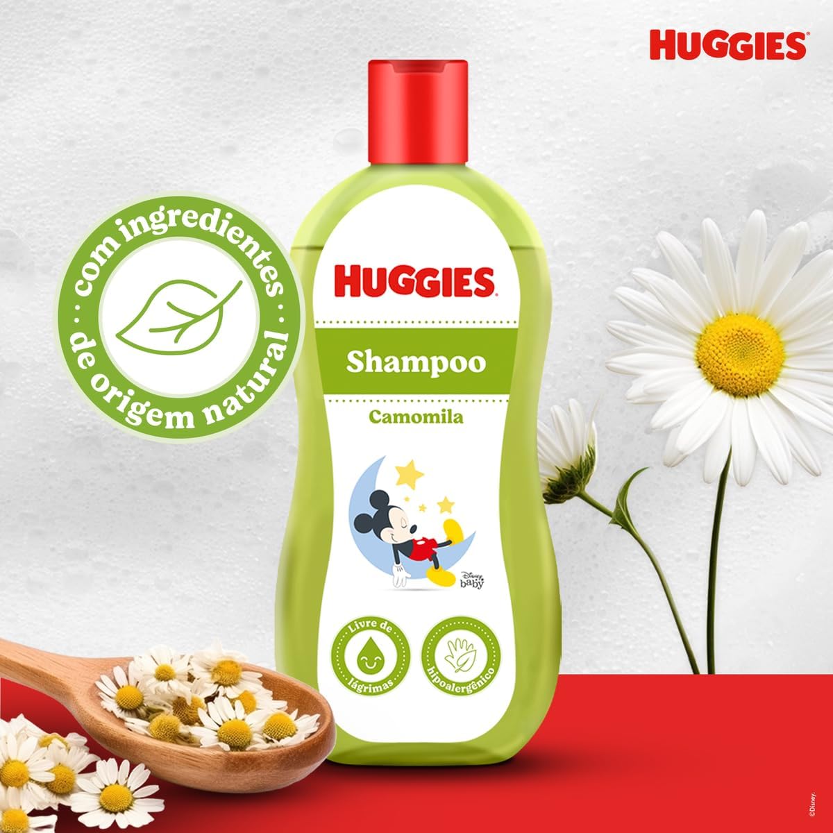 Shampoo Infantil Huggies Chá de Camomila - 200ml
