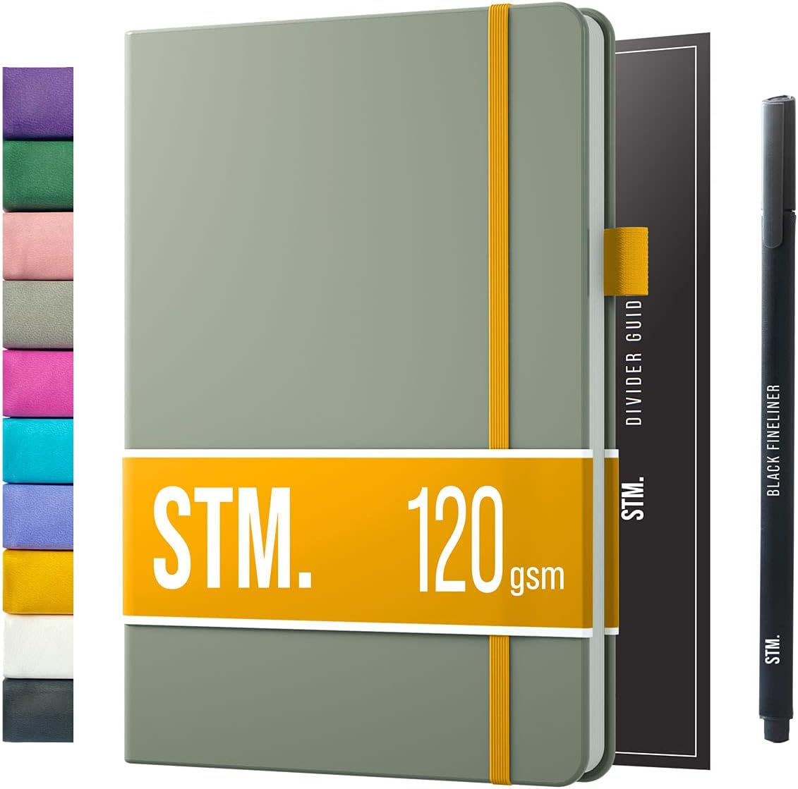 Bullet Dotted Journal Dot Grid Notebook | B5 Daily Journaling Notebooks for Personal Writing, Work, Women | 120gsm Thick Paper, Hard cover, Lay Flat Binding | B5 <8.5 x 11 Cuaderno Libretas de apuntes