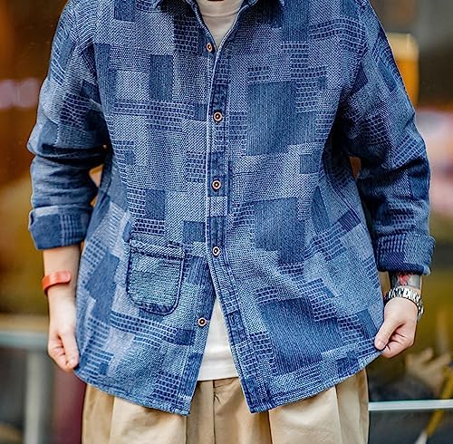 【tokio】 vintage shirt patchwork jacket 61w2p2A4lgL._AC_.jpg