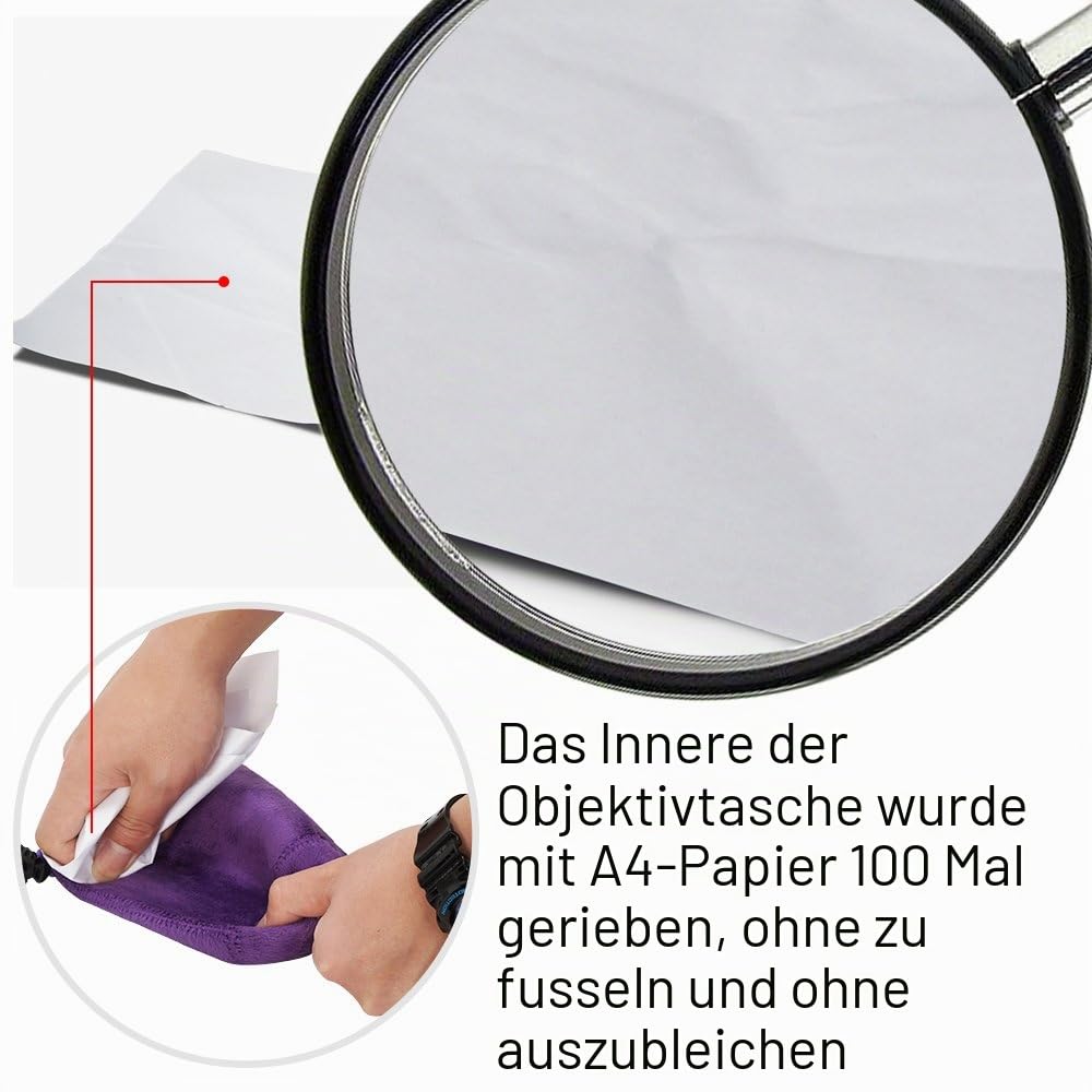 CADeN Objektivtasche, 4 Größen wasserdichte Kamera Tasche 5mm Dickem Neopren Soft Schutz Taschen Für Objektiv Canon Nikon Sony Pentax Tamron Sigma