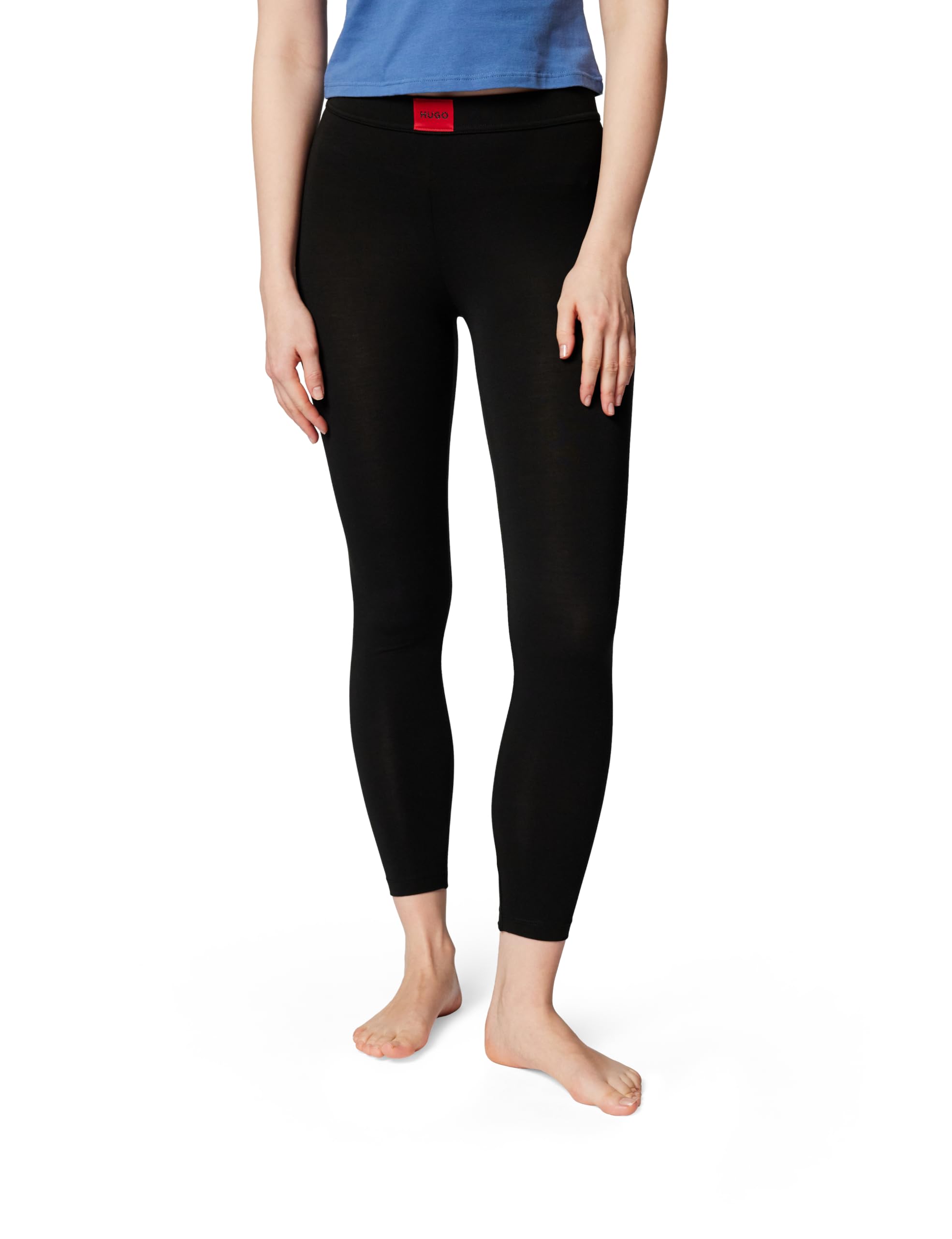 HUGO Women's Leggings Thermal Underwear_Leggings, Black1, XS