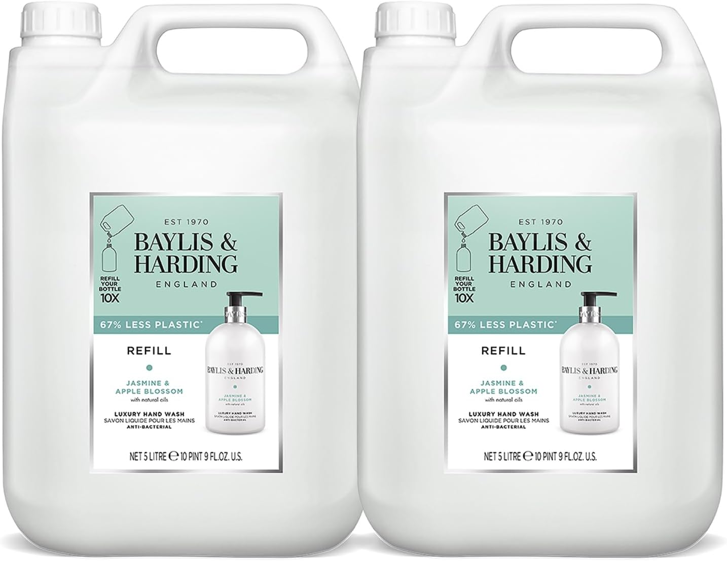 Baylis & Harding Signature Luxury Hand Wash Refill 5L 2 pack