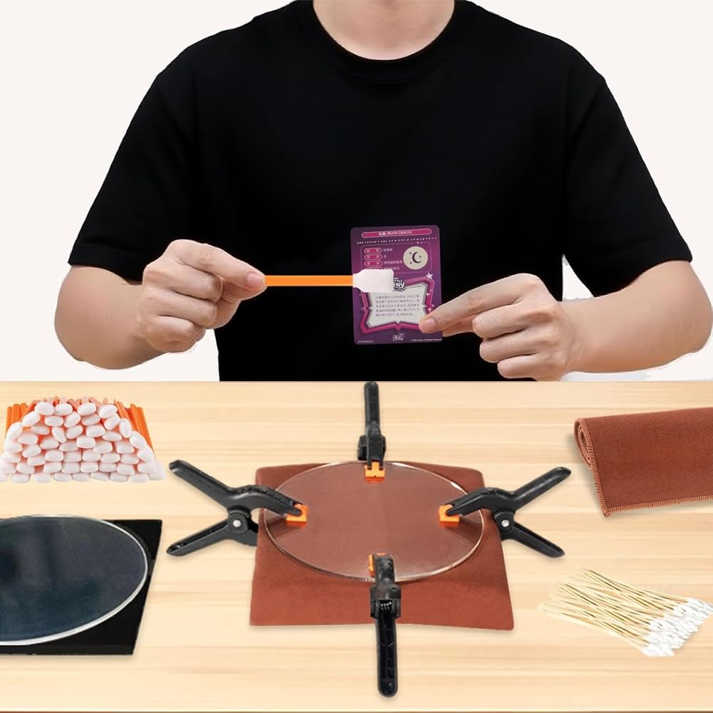 166-Teiliges Kartenreinigungsset - Premium-Reinigungsset und Kartenglättungsset für Sammelkarten- und Sportkartensammler