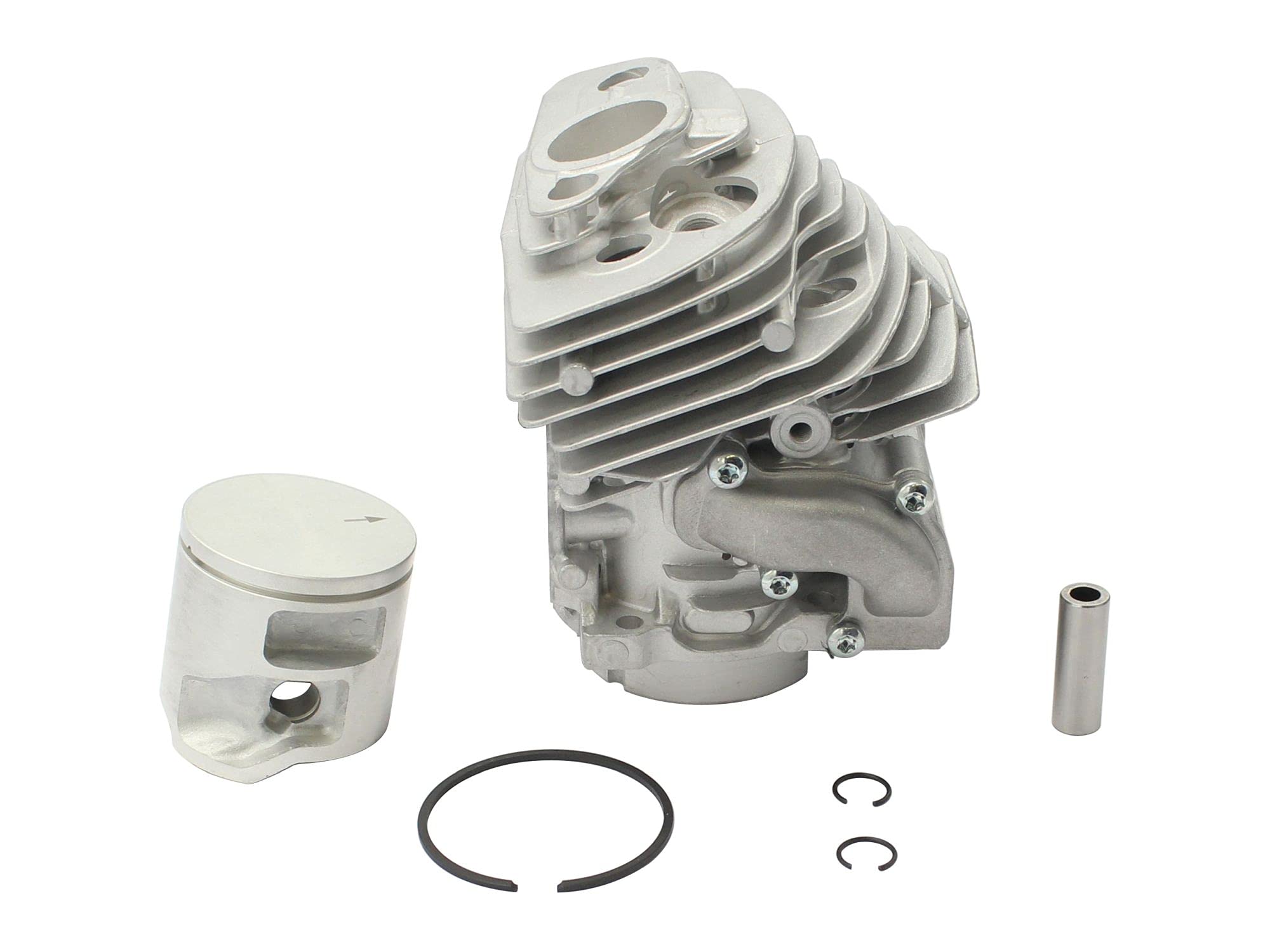SECURA Kolben + Zylinder Ø46mm mit Zylinderfußdichtung kompatibel mit Husqvarna 562 XP G Motorsäge