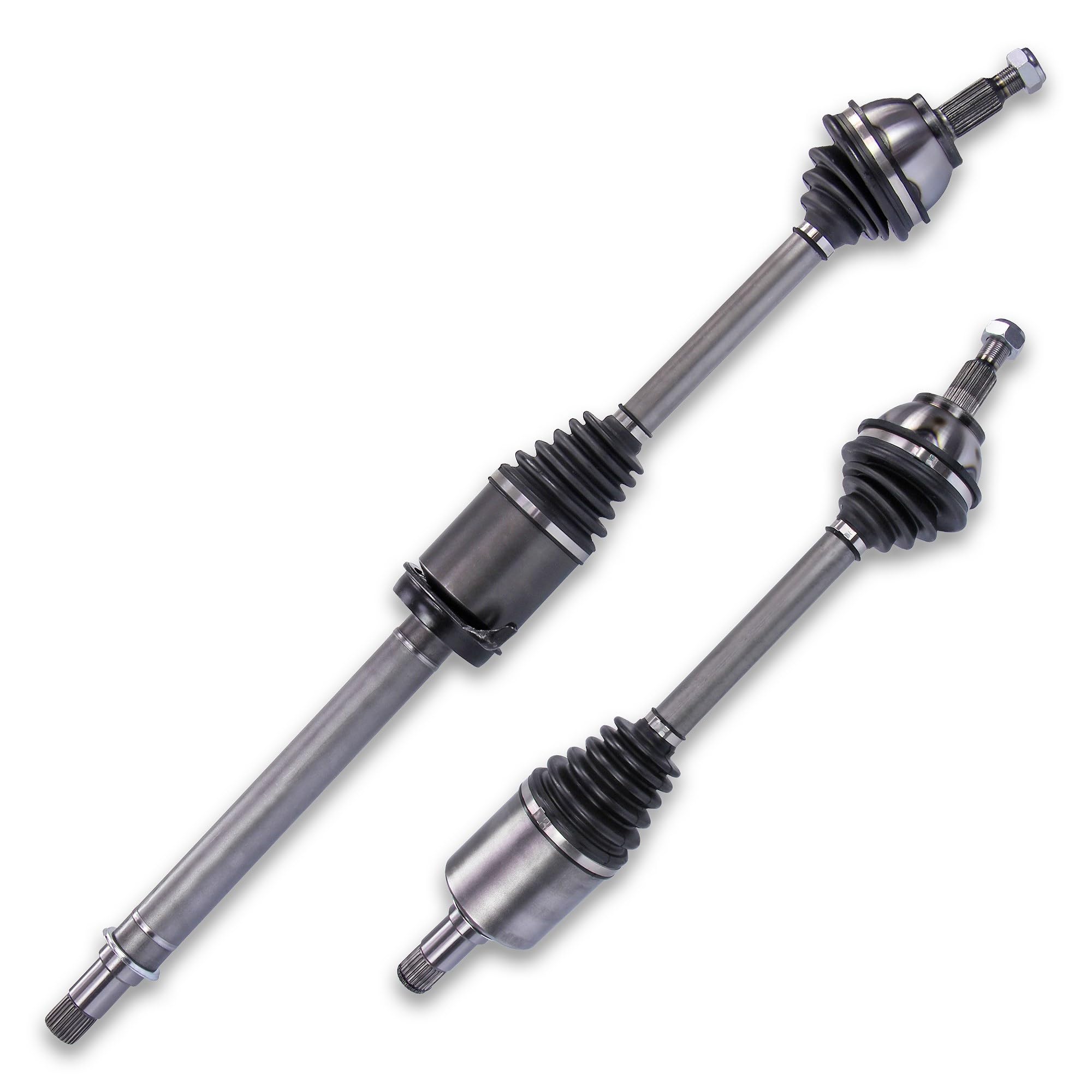 ATEC Germany 2x Eje de transmisión delantero izquierdo y derecho, compatible con MERCEDES-BENZ Clase A (W169), Clase B Sports Tourer (W245)
