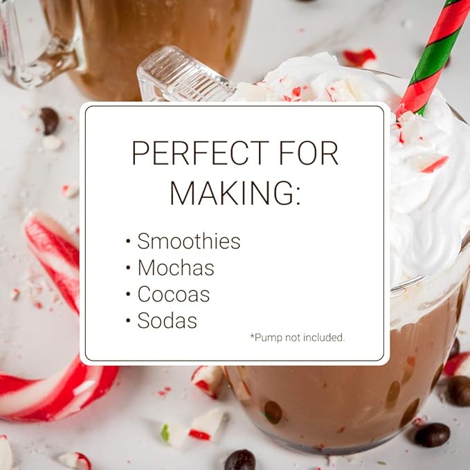With Monin's Peppermint Syrup, you can easily elevate your drink creations with a burst of fresh mint flavor. This high-quality syrup is a staple in many cafes and restaurants, loved by bartenders and baristas alike for its exceptional taste and quality. Add a splash of this Cool Mint flavored syrup to your favorite beverages and enjoy the delicious infusion of peppermint in every sip. Description by ChatGPT.