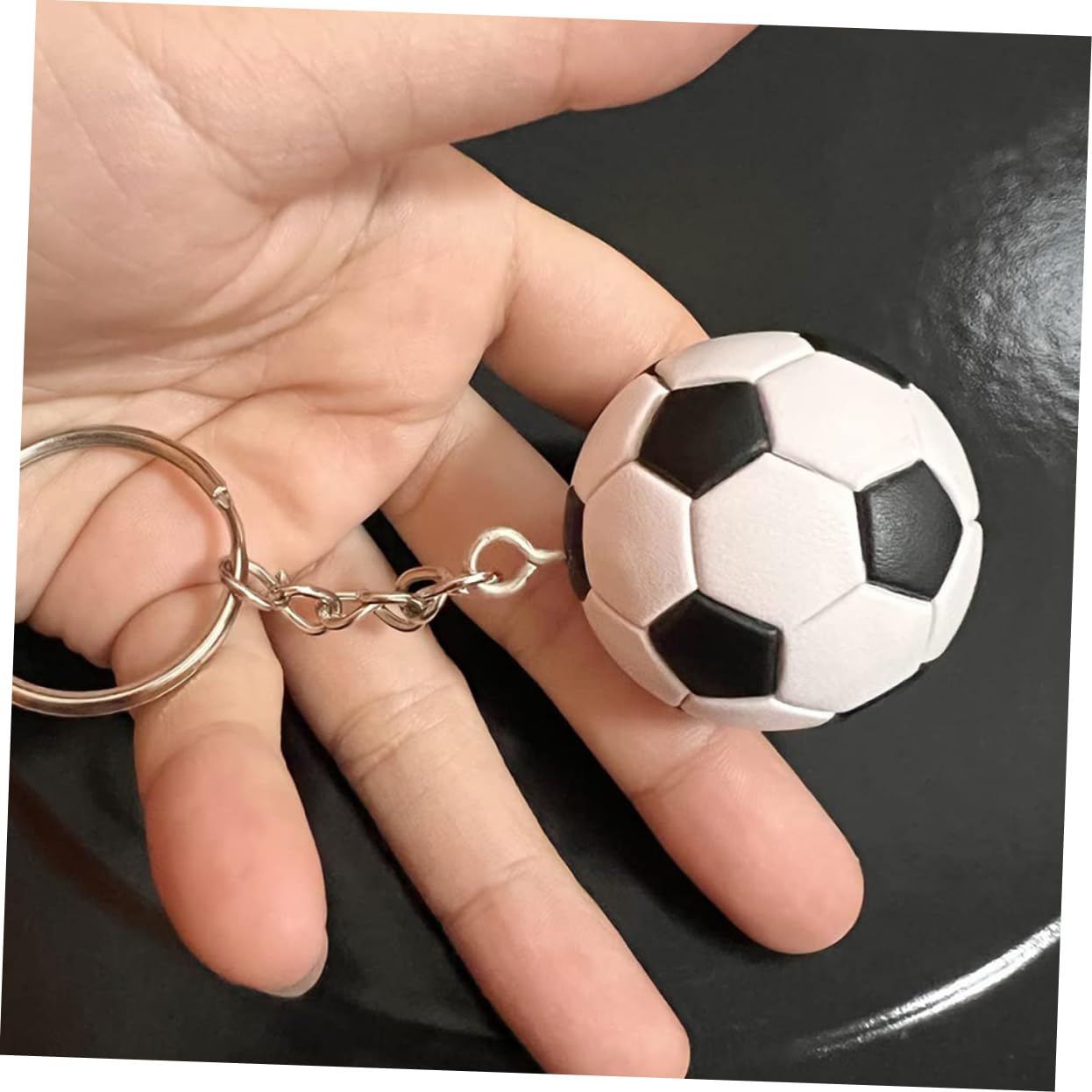 POPETPOP Llavero De Futbol Fiesta De Futbol Redes De Billar Deportes Cotillones Decoración De Fútbol Llavero Colgando Colgantes Balones De El Plastico