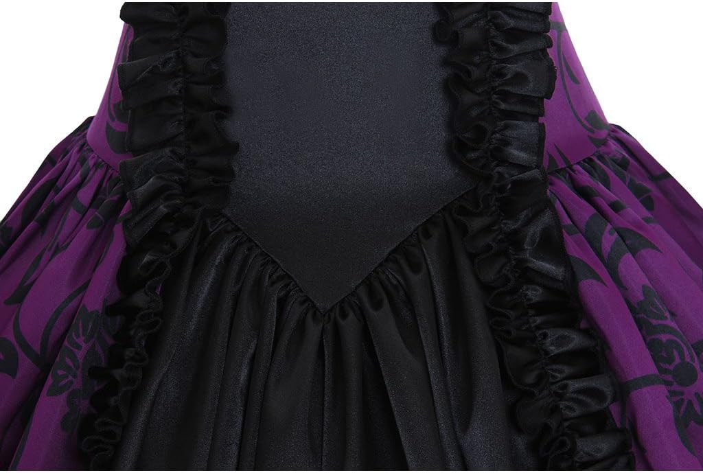 1791's lady Women's Victorian Rococo Dress Inspration Maiden Costume - Image 5