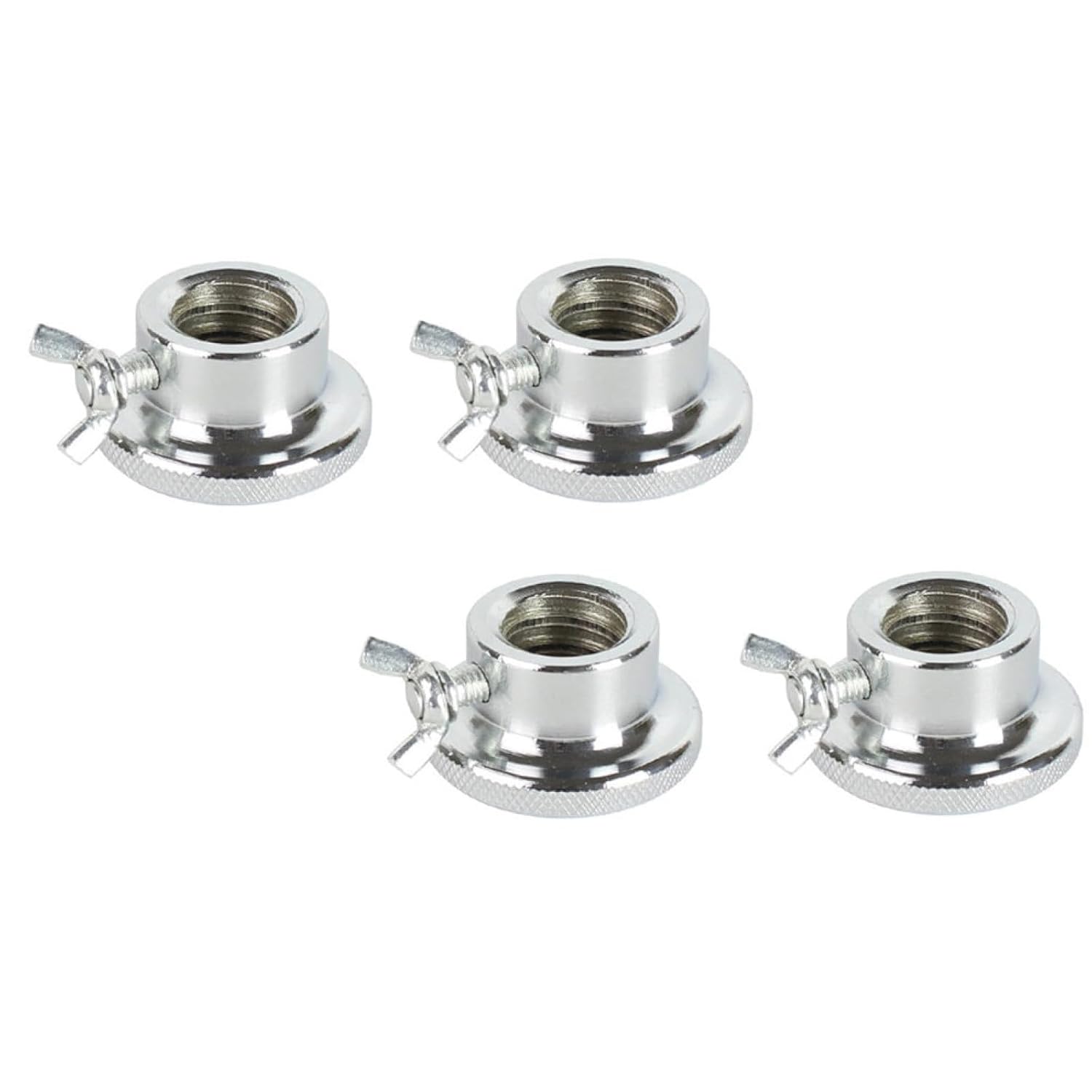 4pcs Double Barbell Collar Nut Anti-Slip Dumbbell and Barbell Clamps for Secure Weight Lifting Design for Gym Training and Workouts