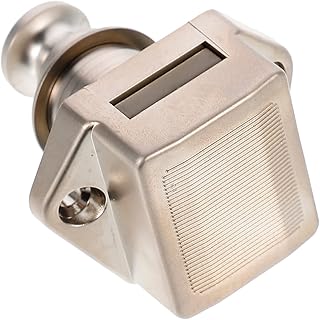 TEHAUX 1 Set Button Handle Lock Caraval Locks for Cabinets Push Button Cabinet Keyless Cabinet Lock Caravan Push Lock Abs Silver Rv Cupboard Lock Rv Push Lock Caravan Drawer Lock