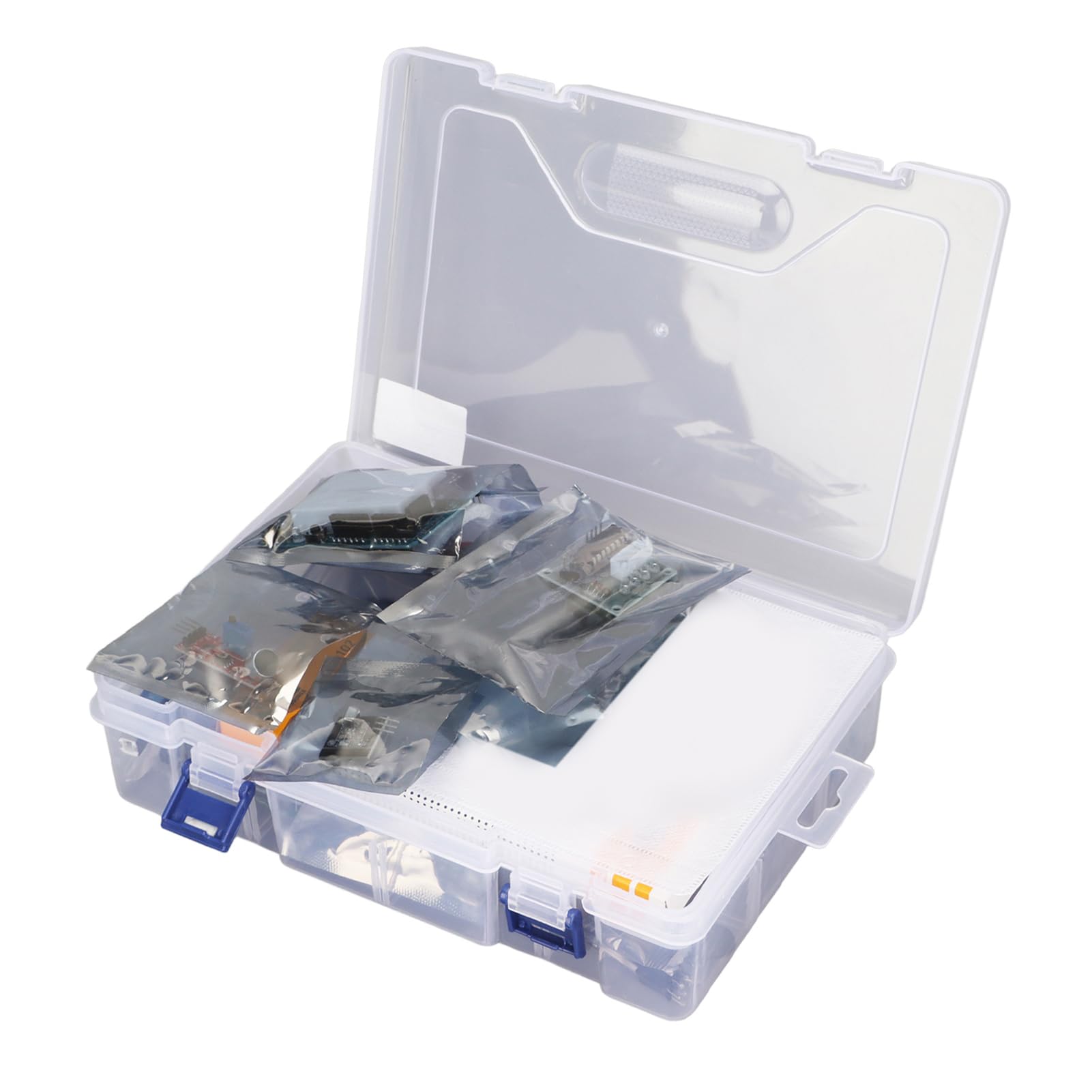 Socobeta Kit de Inicio para R3 Juego Completo de Aprendizaje de Componentes Electrónicos de Bricolaje con CD Tutorial para Principiantes y Profesionales Plástico ABS Duradero