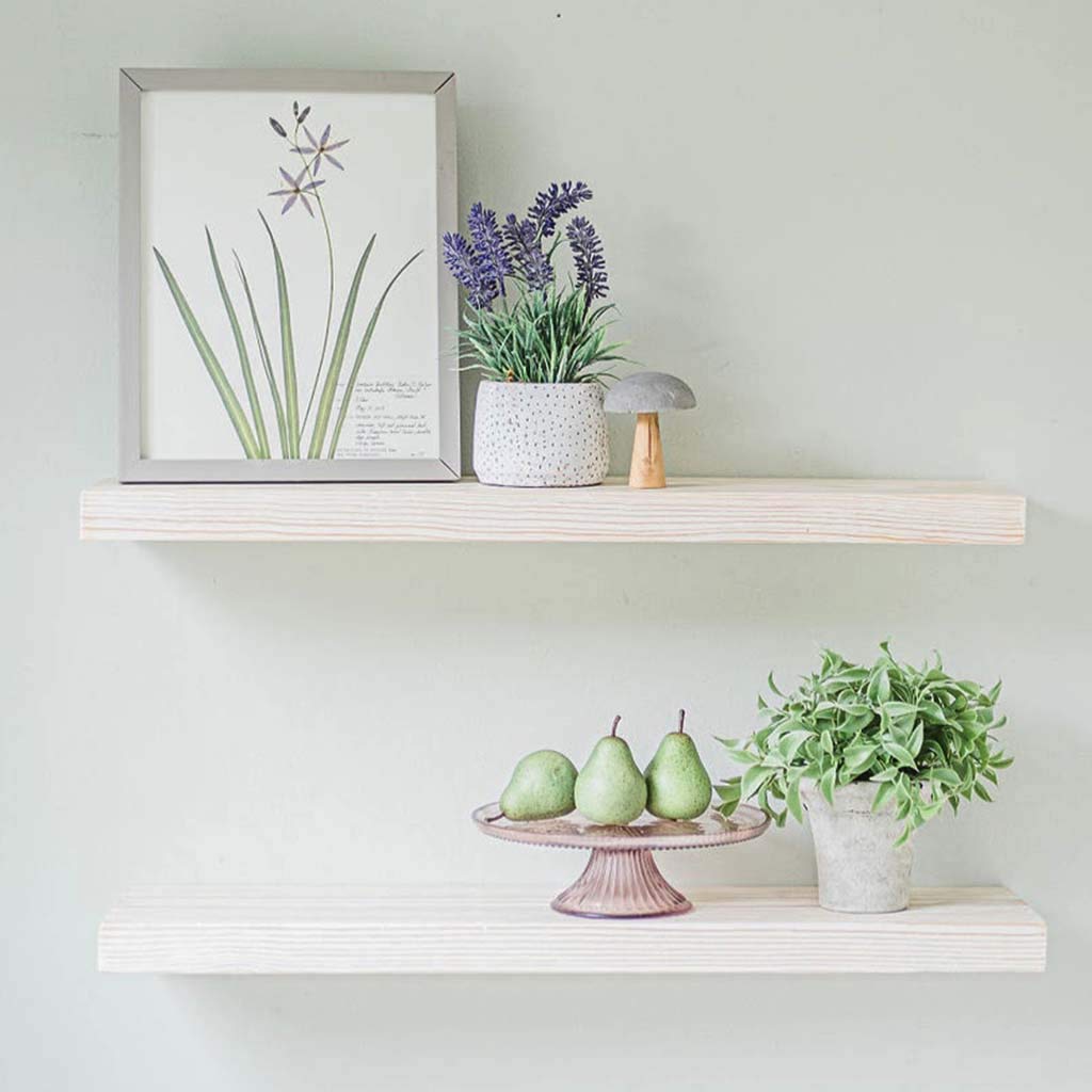 Buy Willow & Grace Wall Mounted Shelves 24 Inch Floating Wall Shelf