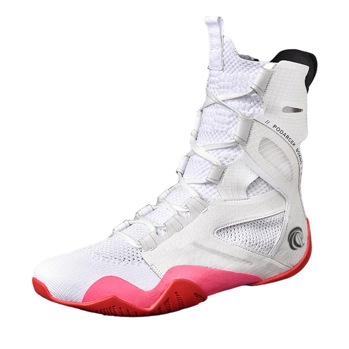 Scarpe da Boxe Alte per Il Wrestling da Uomo Kickboxing Boxer Trainer Sneakers da Bodybuilding Traspiranti per Fitness Atletico
