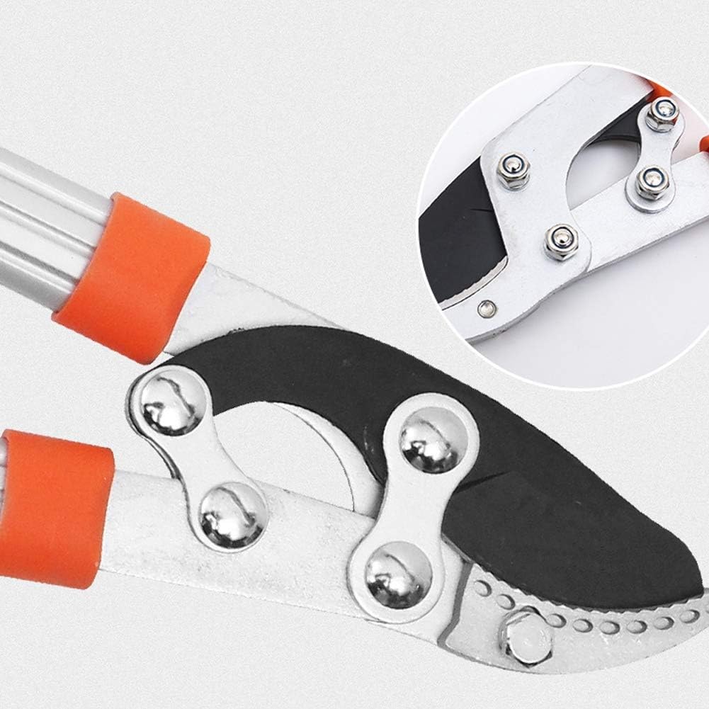 Forged Steel Bypass Loppers,Lever System Loppers with Ultra Sharp Blades and Safety Lock Comfort Grip for Garden Hedges and Tree Pruning Shears Every Family