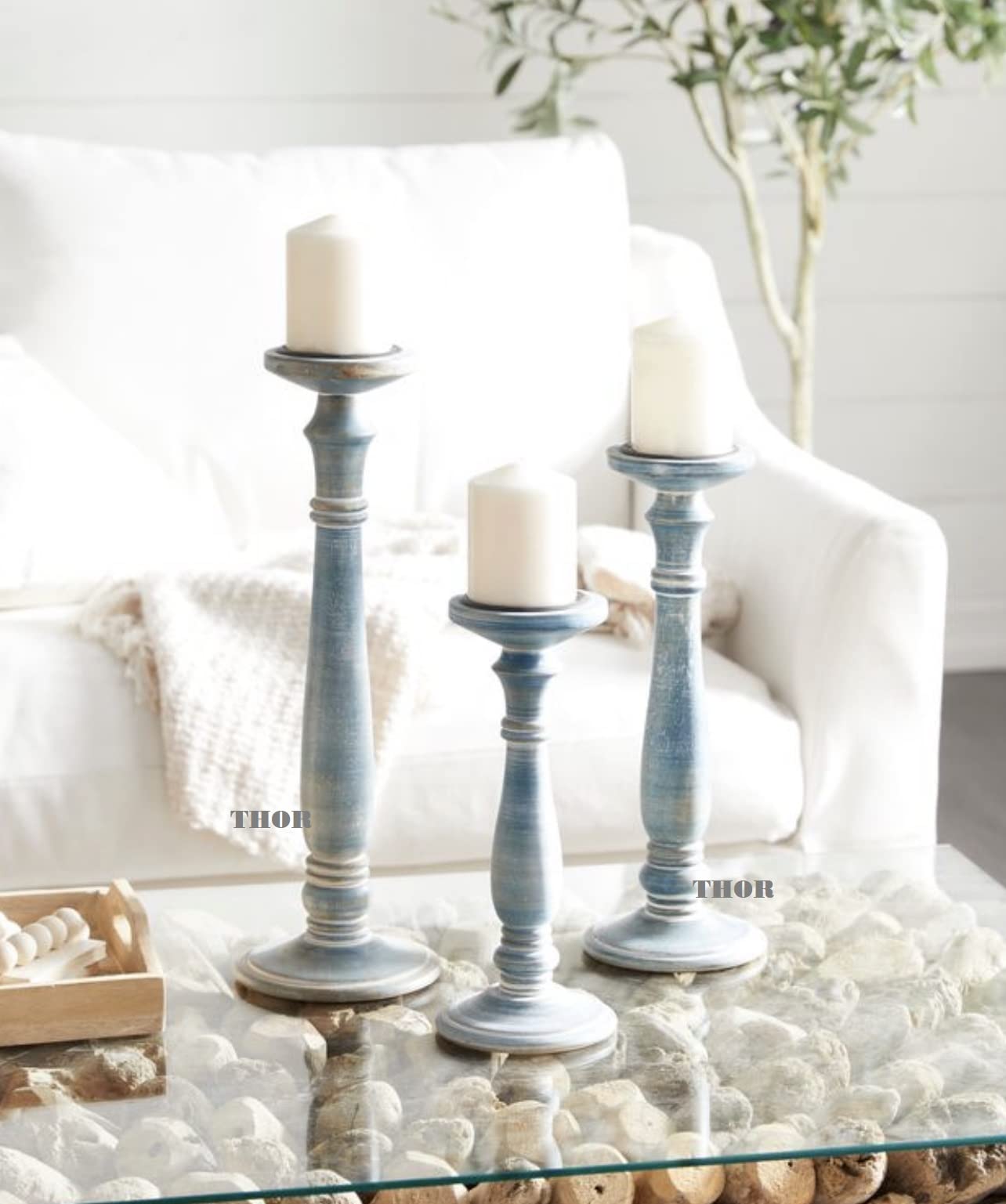 Siip Candle & holder by "Cuz I" Amazon.com: Vintage Farmhouse Candle Holder Stand Wooden
