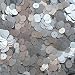 10mm Sequins Flat Round Matte Silver Silk Frost Loose paillettes. Embroidery, arts, crafts, bridal, embellishment. Made in USA
