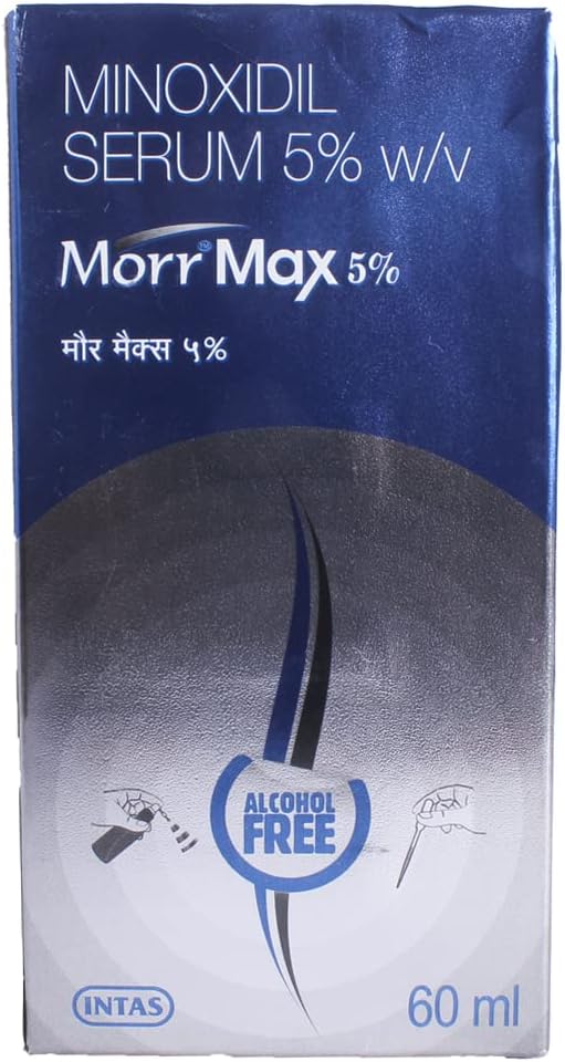 Morr Max 5% W/V - Bottle of 60ml Serum with Minoxidil