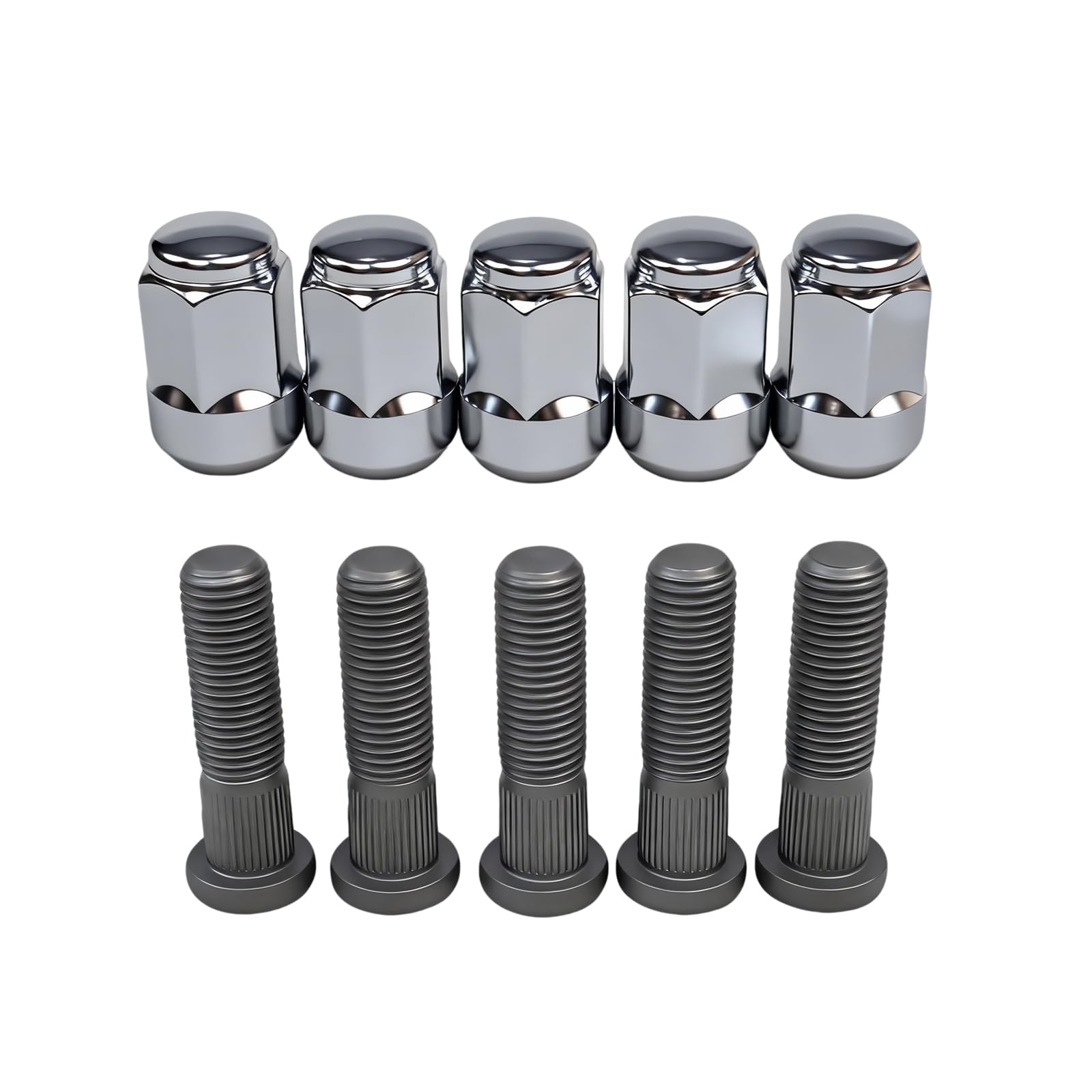 Photo 1 of 10 Pcs Wheel Lug Stud Nut Set Compatible with Honda Accord Civic Odyssey CR-V Prelude Acura Integra Legend CL MDX RDX NSX TSX TL Replaces 610-360 90304SF0751