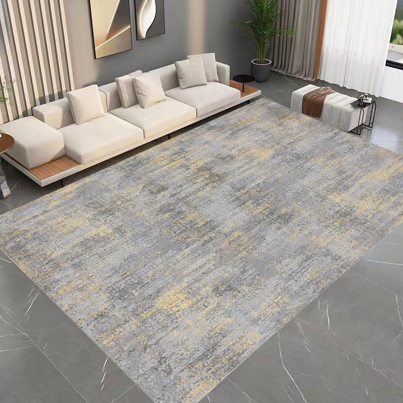Tapis moderne abstrait antidérapant pour en finir avec les sols froids