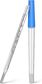 1Pc Glass Oral Temperature Adult Free Clinic Armpit Fast Reading Fever Indicator(Single Scale)…
