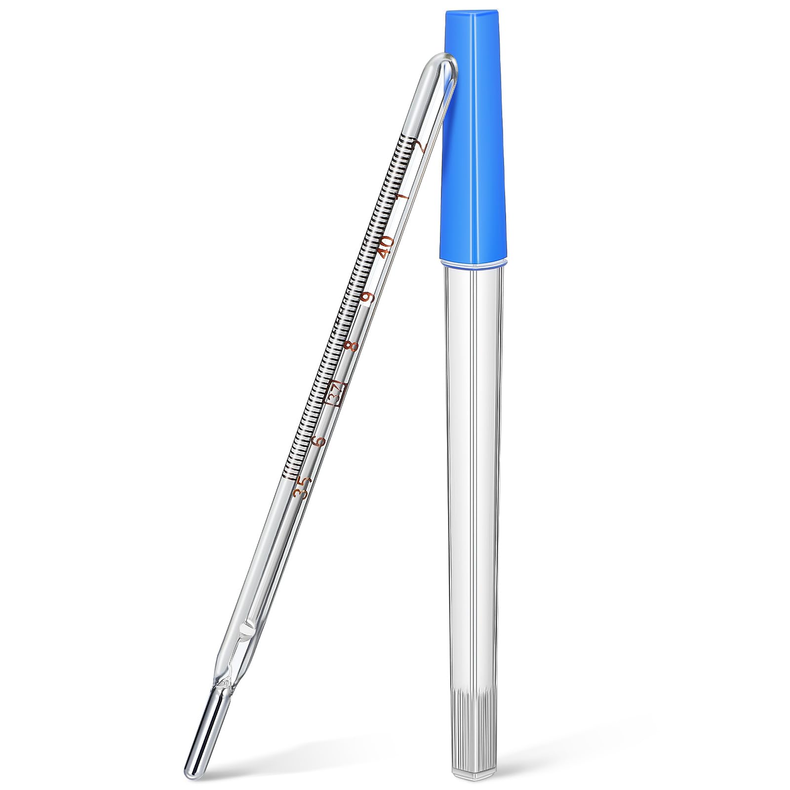 1Pc Glass Oral Temperature Adult Free Clinic Armpit Fast Reading Fever Indicator(Single Scale)…