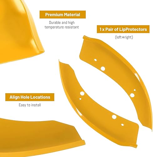 Miniatura 6 de Protector de parachoques delantero compatible con Dodge Charger SRT 2015-2020, accesorios exteriores, amarillo