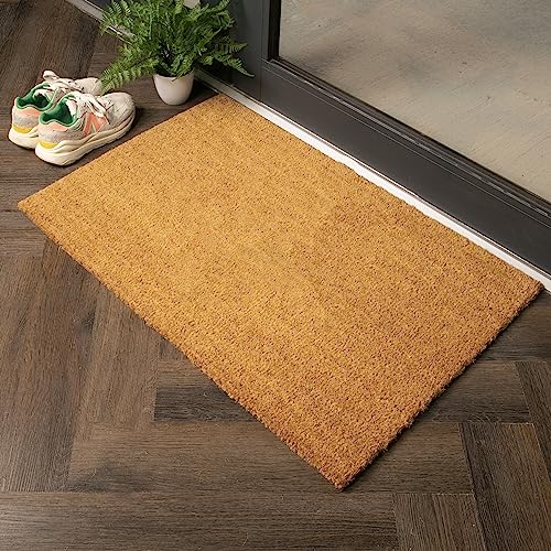 Artsy Mats Indoor Doormat, Coir, Brown, 90x60cm