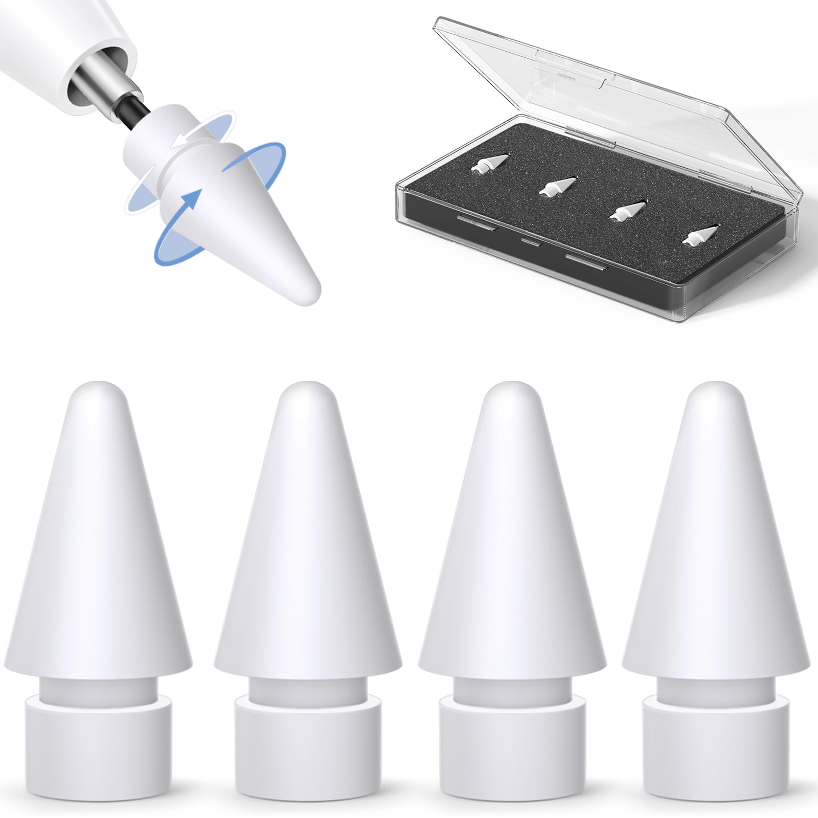 Amazon.com: Replacement Tips for Apple Pencil Pro/Pencil 2nd