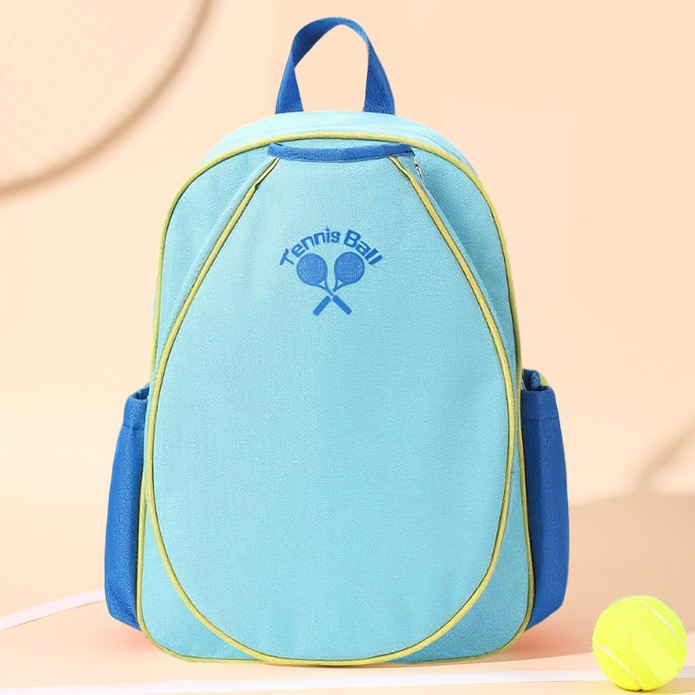 Mochila De Tenis para Niños Y Niñas, Bolsa Deportiva para Raquetas De Tenis Juveniles, Bolsas Impermeables para Raquetas De Pickleball.
