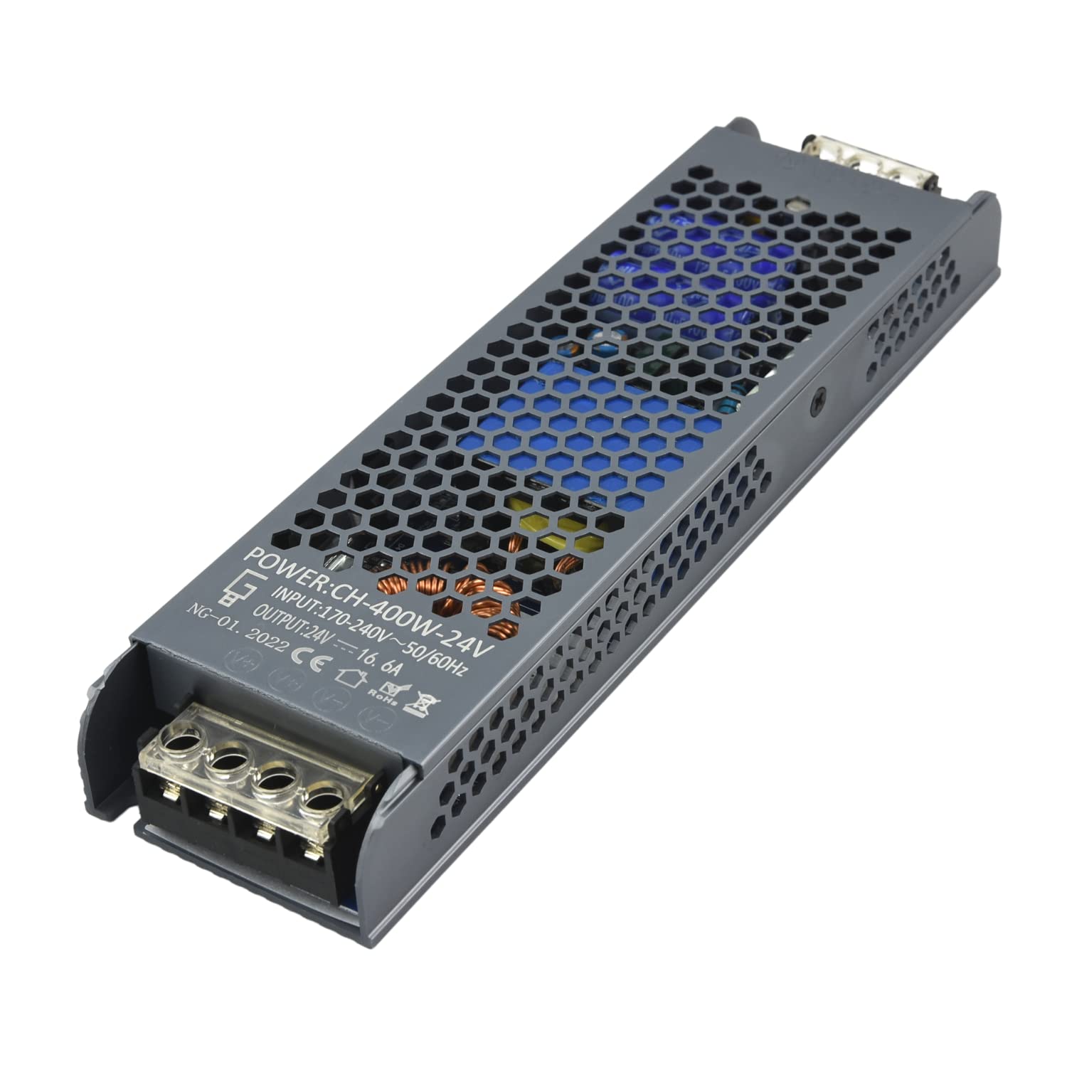 Alimentatore Trasformatore 24V 75W 3,2A Per Striscia Led 24V Mornsun