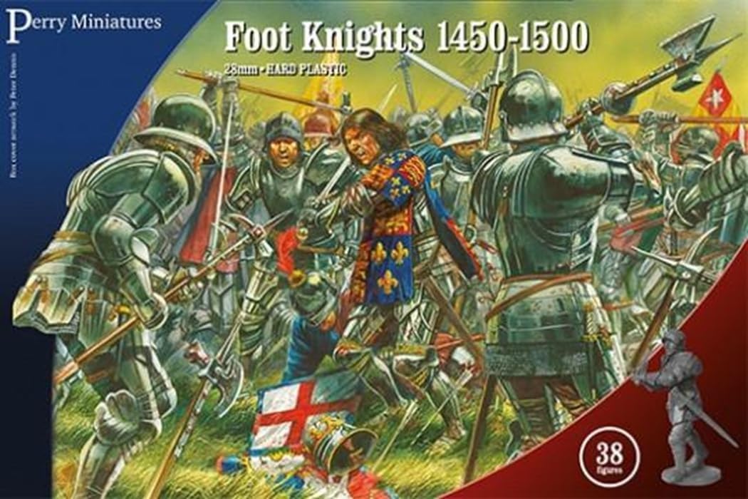 War of Roses Foot Knights 1450-1500 (38) Classic Miniature War Game 28mm
