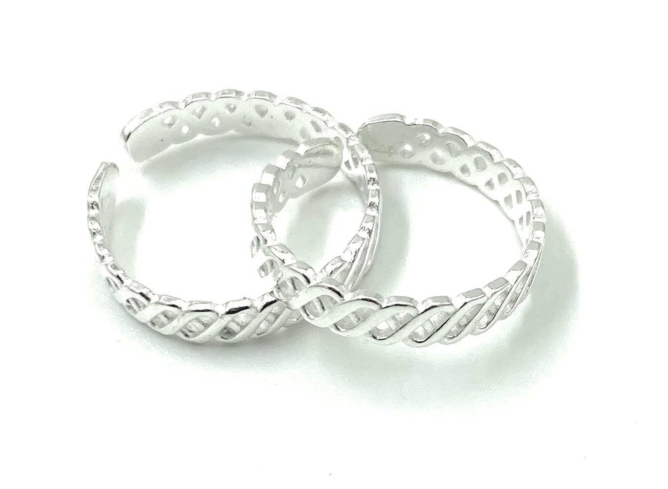 VRINDAM JEWELLERS sterling Silver toe rings for women pure silver 925 |Leg Finger Ring | Pure Chandi |925 Stamp |Traditional |adjustable |chnadi bichiya | certificate of authenticity (B094NMJ5TY) Amazon Price History, Amazon Price Tracker