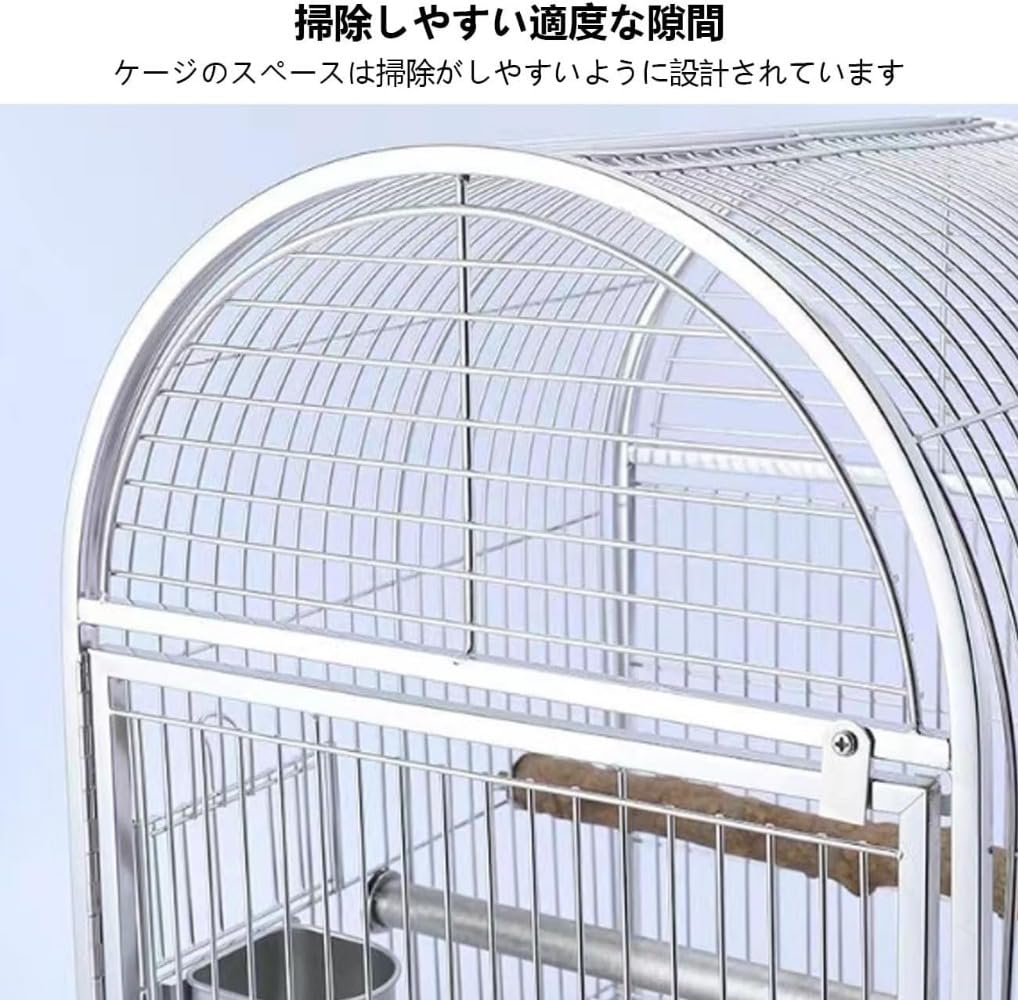 Amazon | 鳥カゴ バードケージ 鳥小屋 大きいケージ 304ステンレス鋼