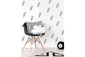 Energetic Lightning Bolt Wall Stickers | Electrify Your Walls with Superheroic Style