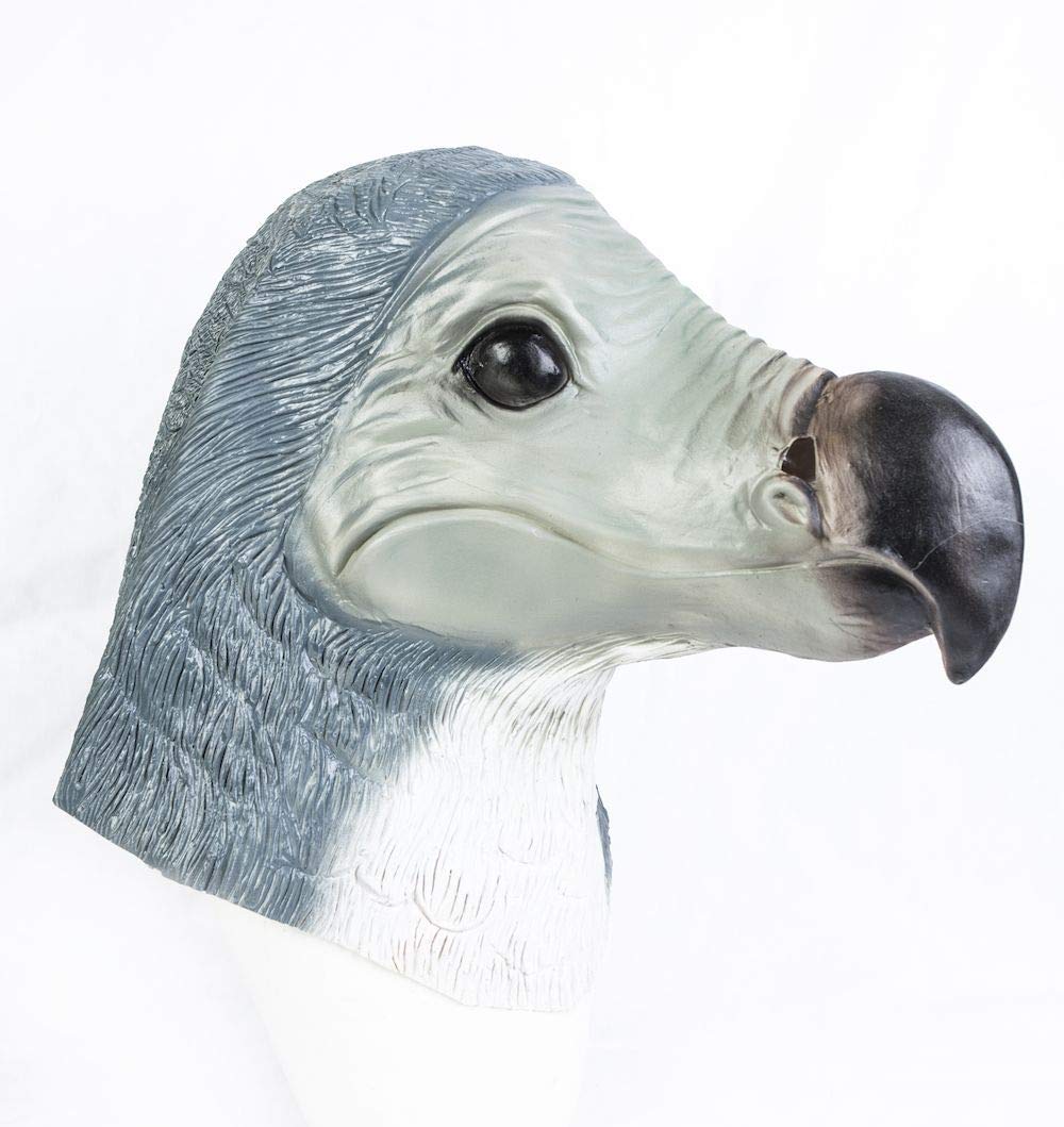 B-Creative Latex Full Head Overhead Animal Cosplay Masquerade Fancy Dress Up Carnival Mask (Dodo Mask)