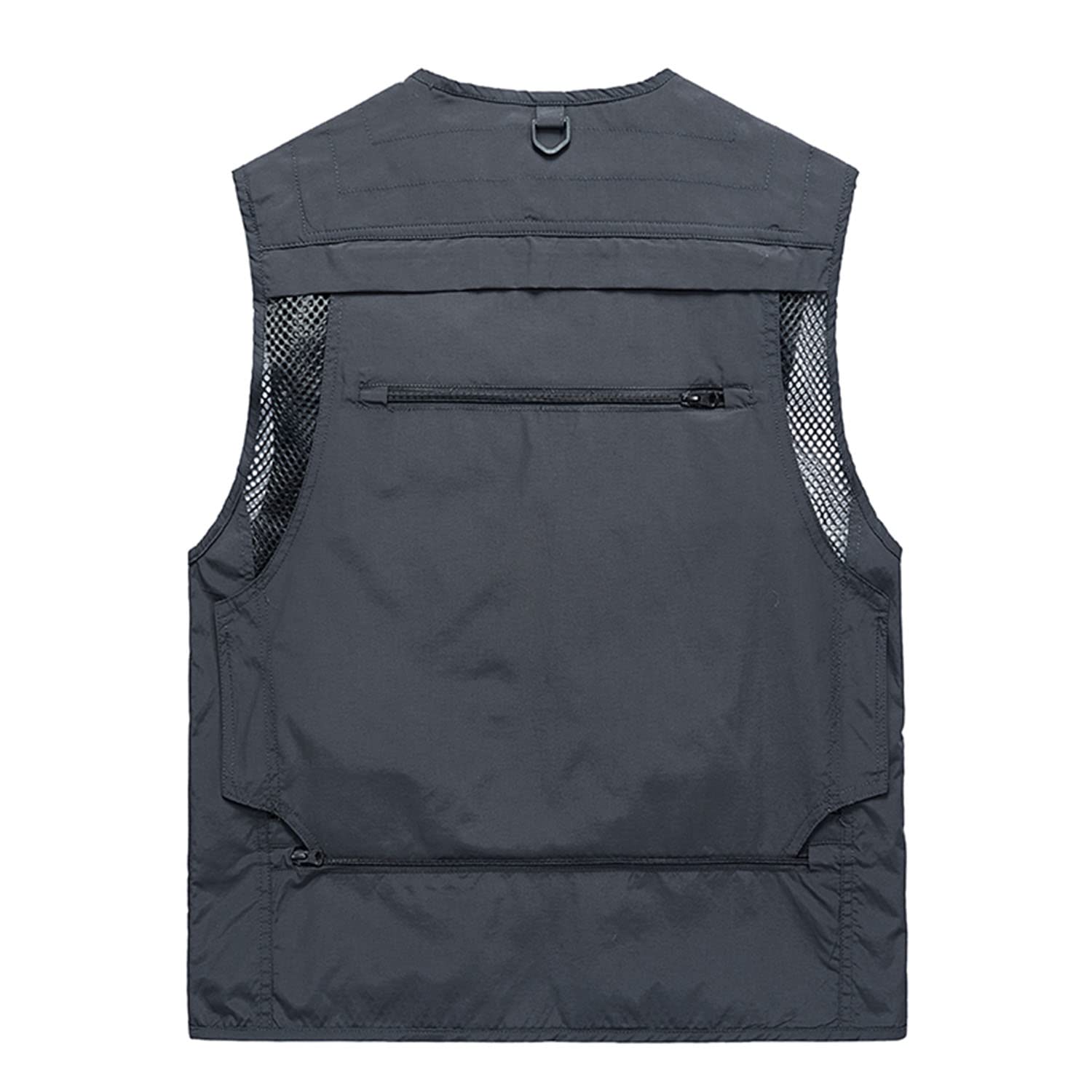 Chaleco De Hombre con Multibolsillos Chaleco De Verano Transpirable Chaleco De Pesca Exterior Chaqueta Casual Sin Mangas Fotografía Chaleco De Senderismo