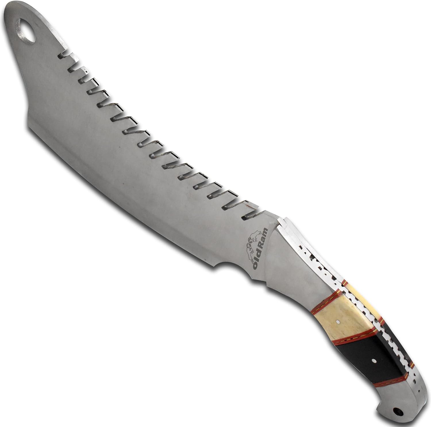 Handmade Handforged Heavy Duty Cleaver Bone Cutting Chopper For Kitchen & Outdoor With Leather Sheath