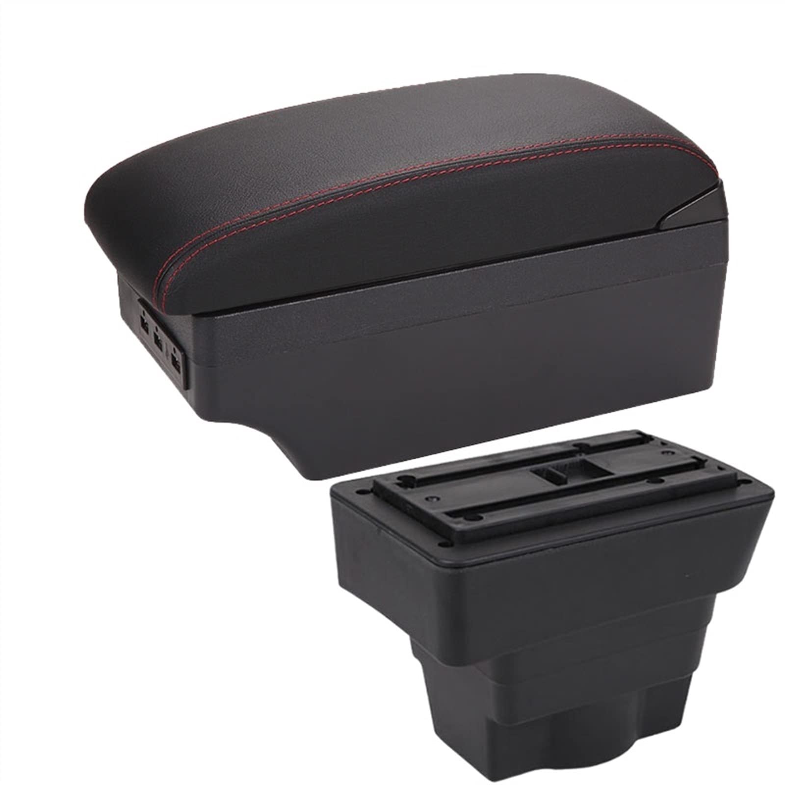 Baiqimv For Opel For Astra J Car Armrest Box Retrofit Parts Car Armrest Center Storage Box Interior Details Car Accessories USB(A1 7USB)