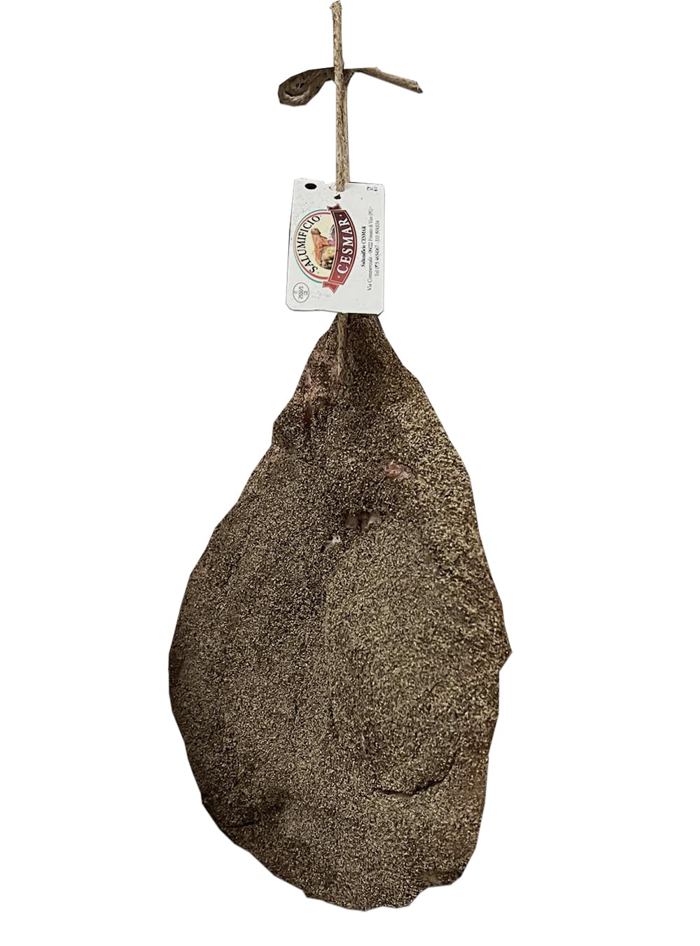 La véritable Guanciale 1 kg GOURMET | Pièce entièr Non découpé | Expédié dans un emballage isotherme Charcuterie italienne | séchée au poivre, Idéal pour la carbonara et l'amatriciana
