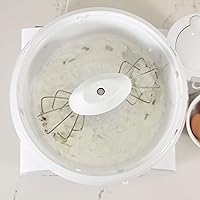 Vista 7 de Bosch Universal Plus - Batidora de pie de 500 vatios, 6.5 cuartos, con látigos de alambre, gancho para masa y paquete de extensor de gancho