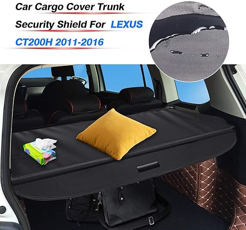 Miniatura 2 de Powerty Cubierta de carga para Lexus CT200h 2011-2017 Accesorios Cubierta de maletero retráctil Cubierta de blindaje de maletero Cubierta de