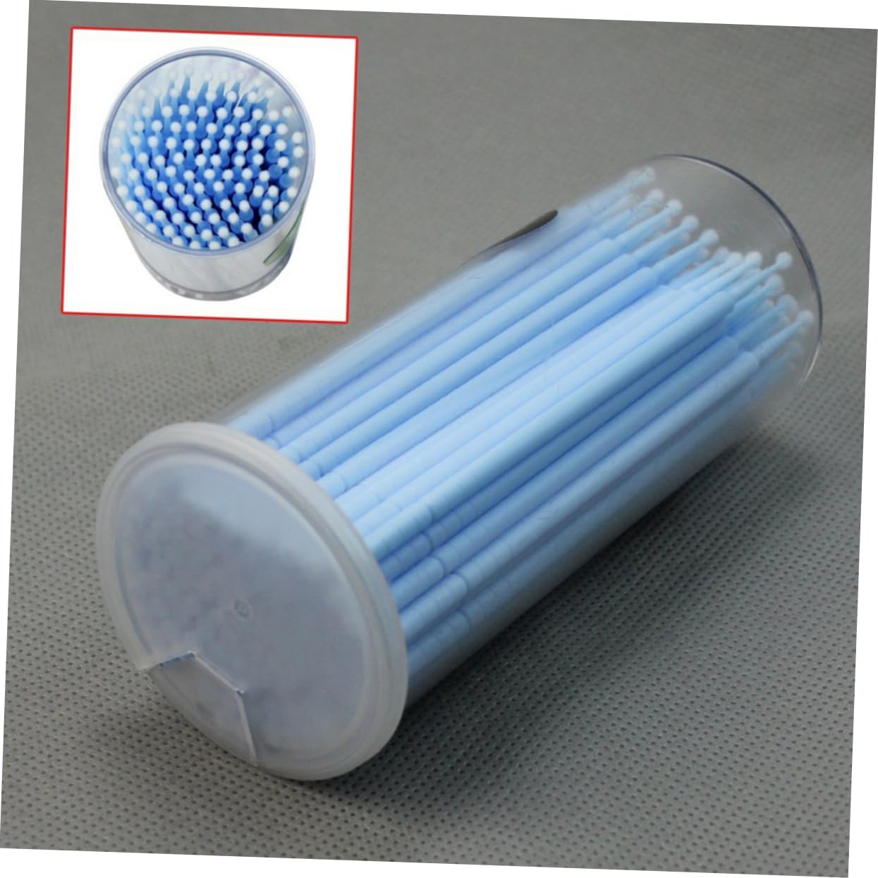 TOVINANNA Eyelash Glue Remover Micro Brush Applicators 100pcs Set Ideal for Reusable False Lashes