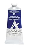 Grumbacher Academy Acrylic Paint, Gloss, 90ml/3 oz Metal Tube, Cobalt Blue Hue