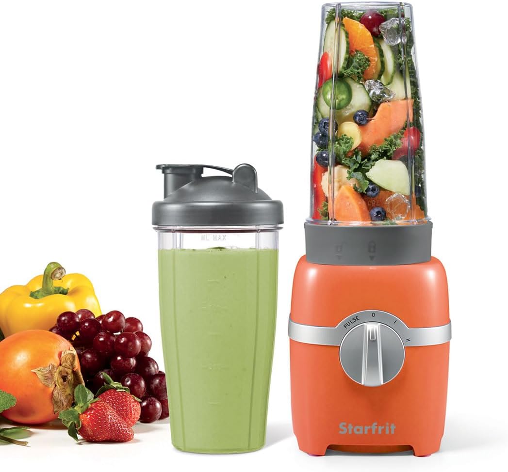 Starfrit Personal Blender Two 828ml Cups Two Blades High, Low