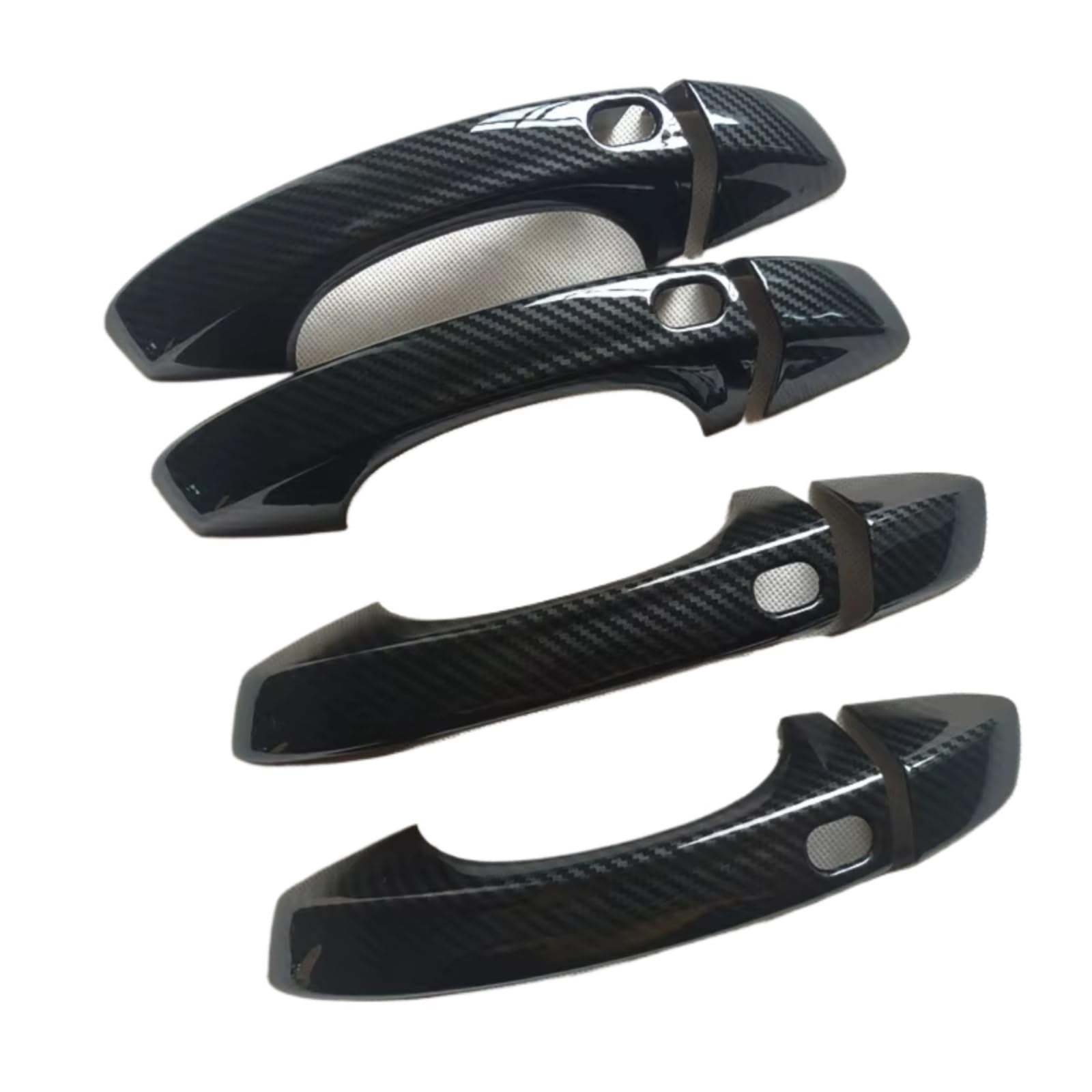 Qdzvalumv One Color Car Door Handles Cover Shell Compatible With Vw For Touareg Cr Mk3 2019 Car Exterior Door Handle Cover Trim Set Replacement Accessories(S-4)