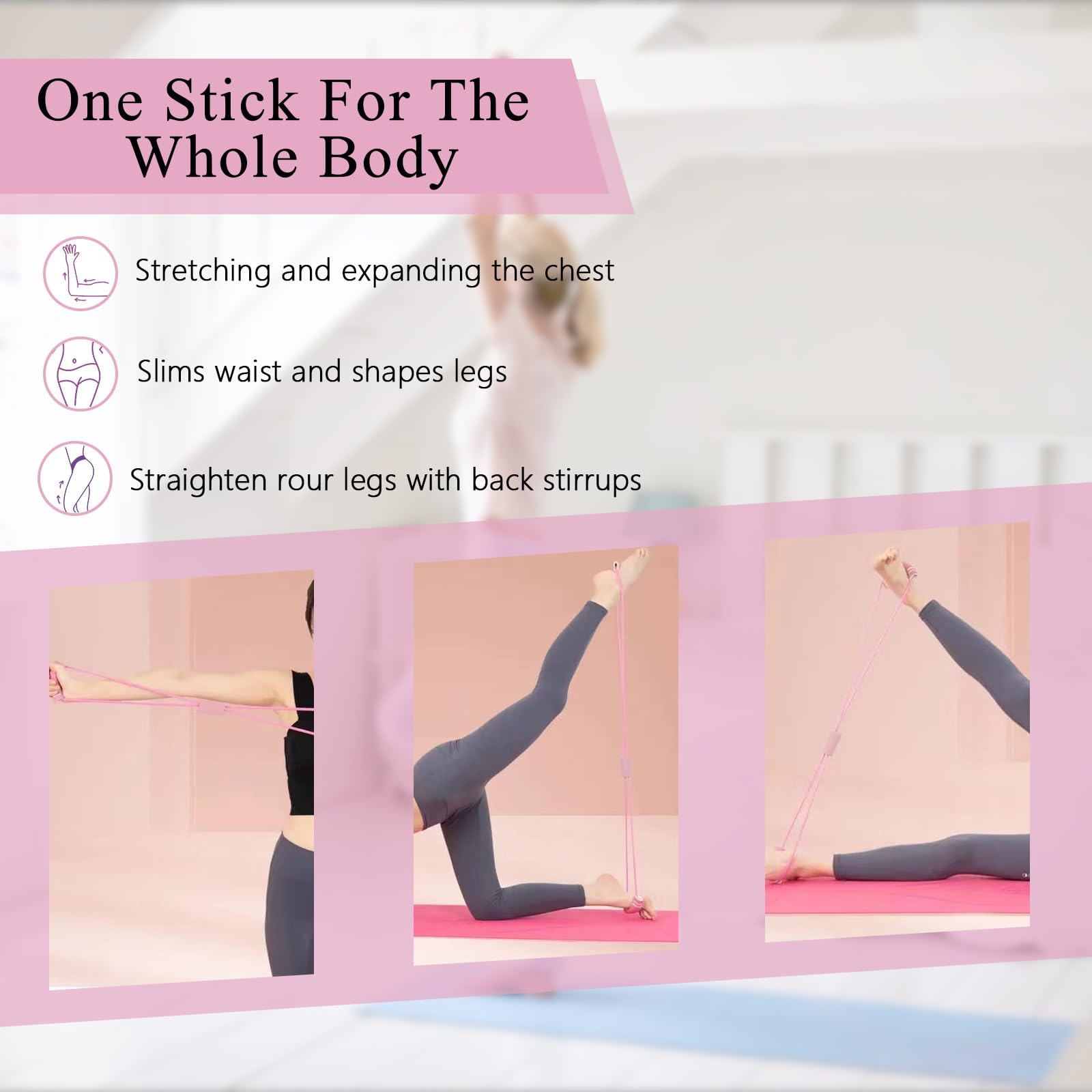 Figure 8 Resistance Bands - Workout & Stretch -4