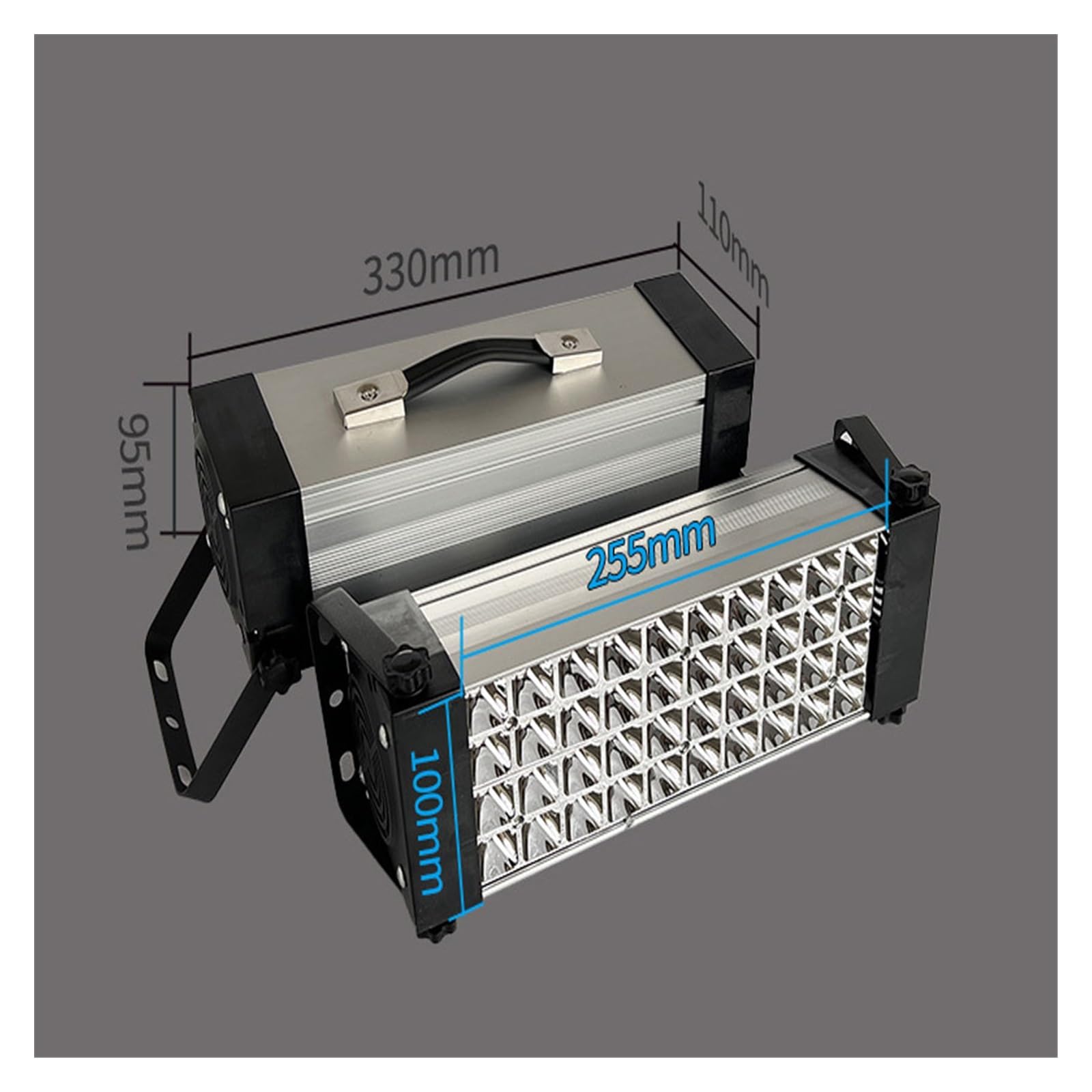 lámpara de curado UV, Lámpara De Curado UV Portátil 600W Con Eficiencia Luz, Adhesivo Sin Sombras, Tinta Aceite Verde, Reparación Vidrio Detección Fluorescencia Seca(395nm)