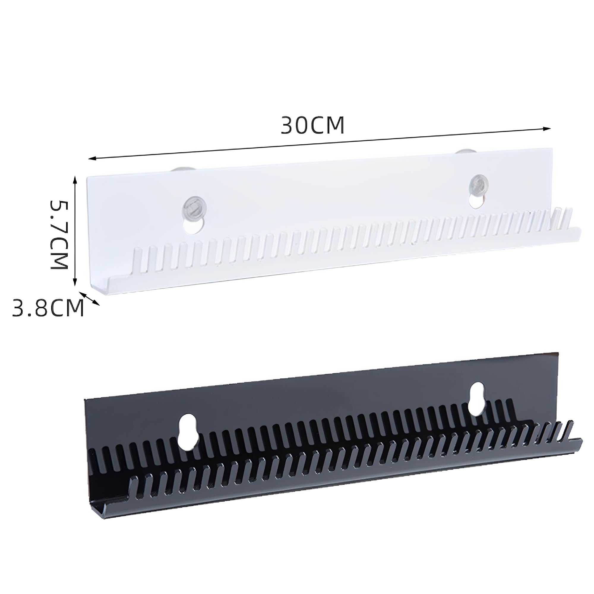 MZSX 2 pcs Hair Extension Holder, Acrylic Hair Color Rack Display, for Braiding Extension Organizer Hair Display Rack - Image 4